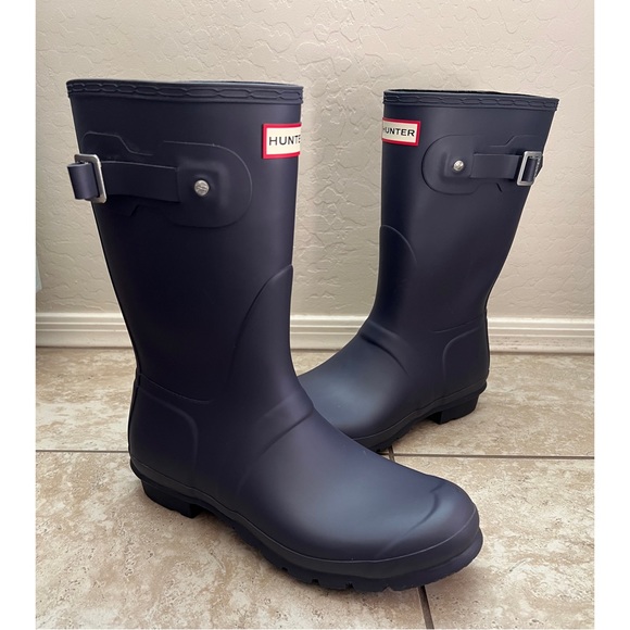 Hunter Shoes - Hunter Short Rainboots Black